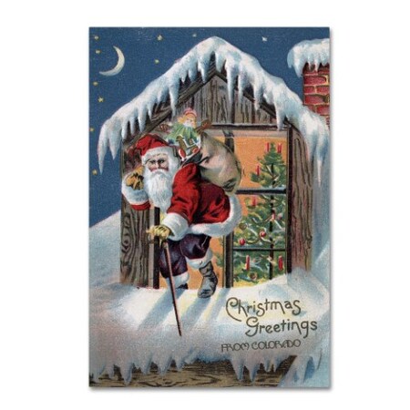 Trademark Fine Art Lantern Press 'Christmas 3' Canvas Art, 30x47 ALI09521-C3047GG